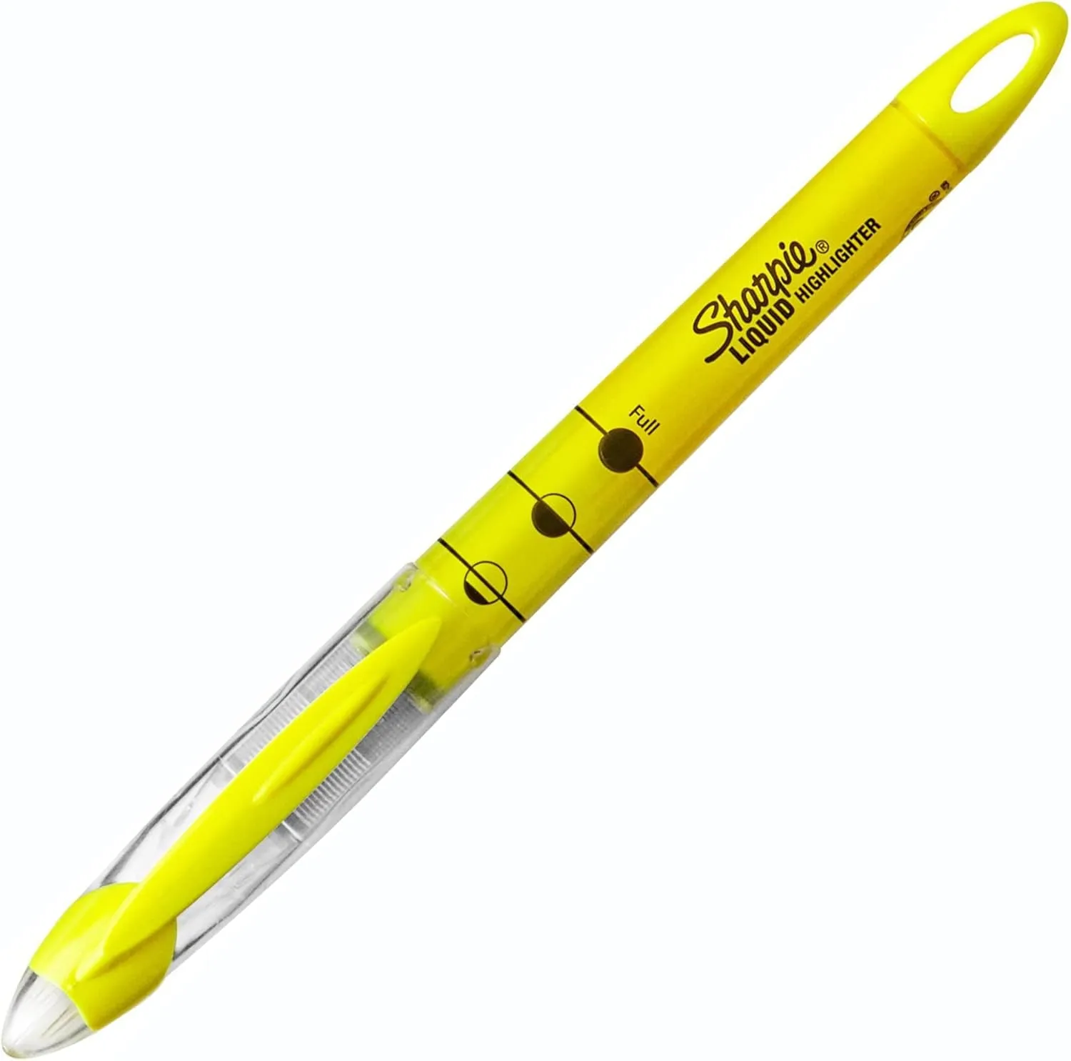 Sharpie Liquid Highlighters, Chisel Tip, Fluorescent Yellow, 12 Count