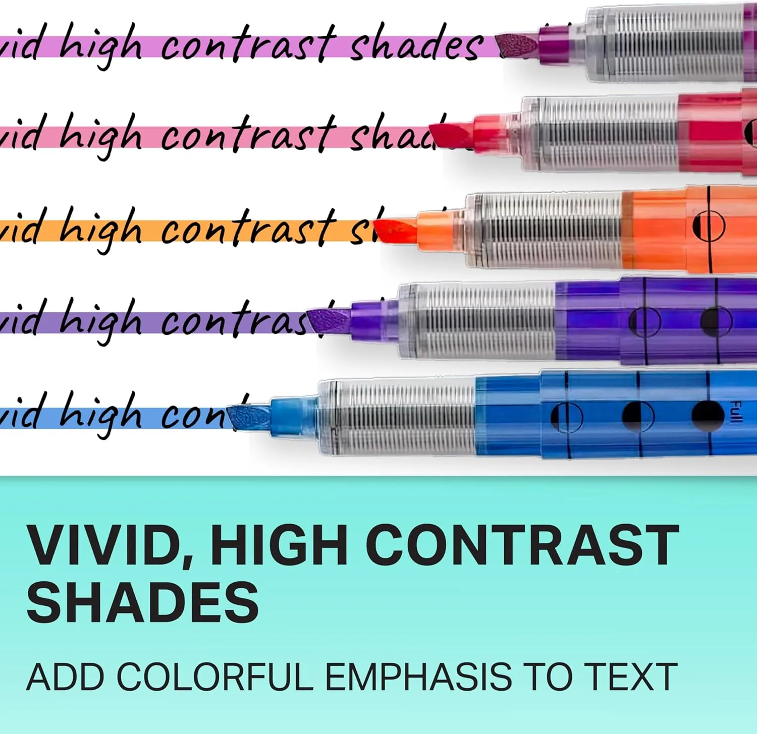 Sharpie Liquid Highlighters, Chisel Tip, Fluorescent Yellow, 12 Count