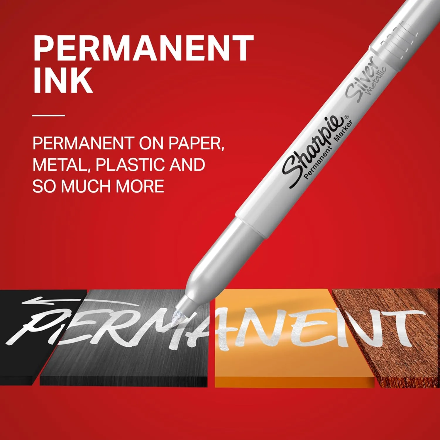 SHARPIE Metallic Permanent Markers, Fine Point, Assorted Metallic