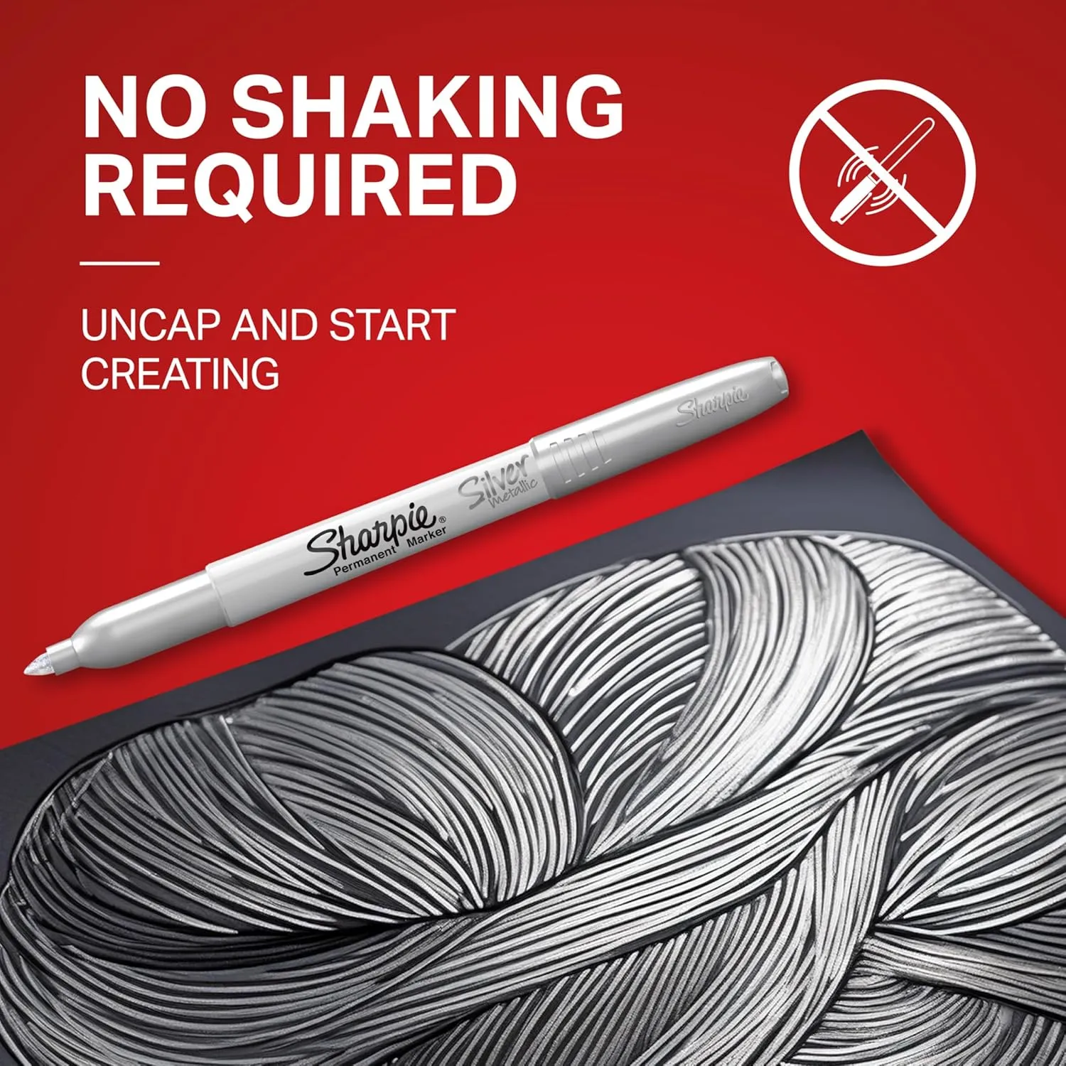 SHARPIE Metallic Permanent Markers, Fine Point, Assorted Metallic