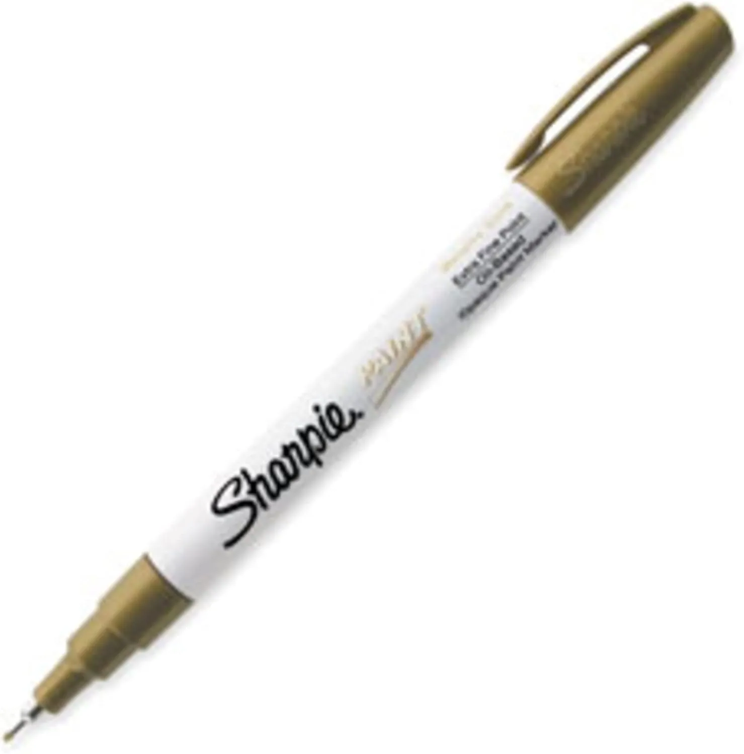 SHARPIE® Paint Markers, Extra Fine Point, Metallic Gold Ink