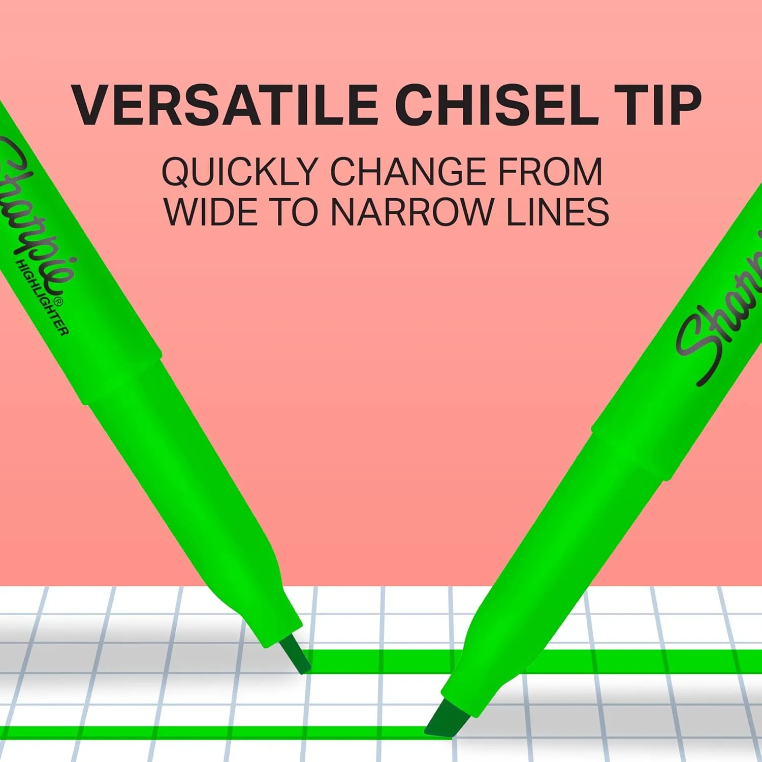 Sharpie Pocket Highlighters, Chisel Tip, Assorted Fluorescent Colors, 12 Count
