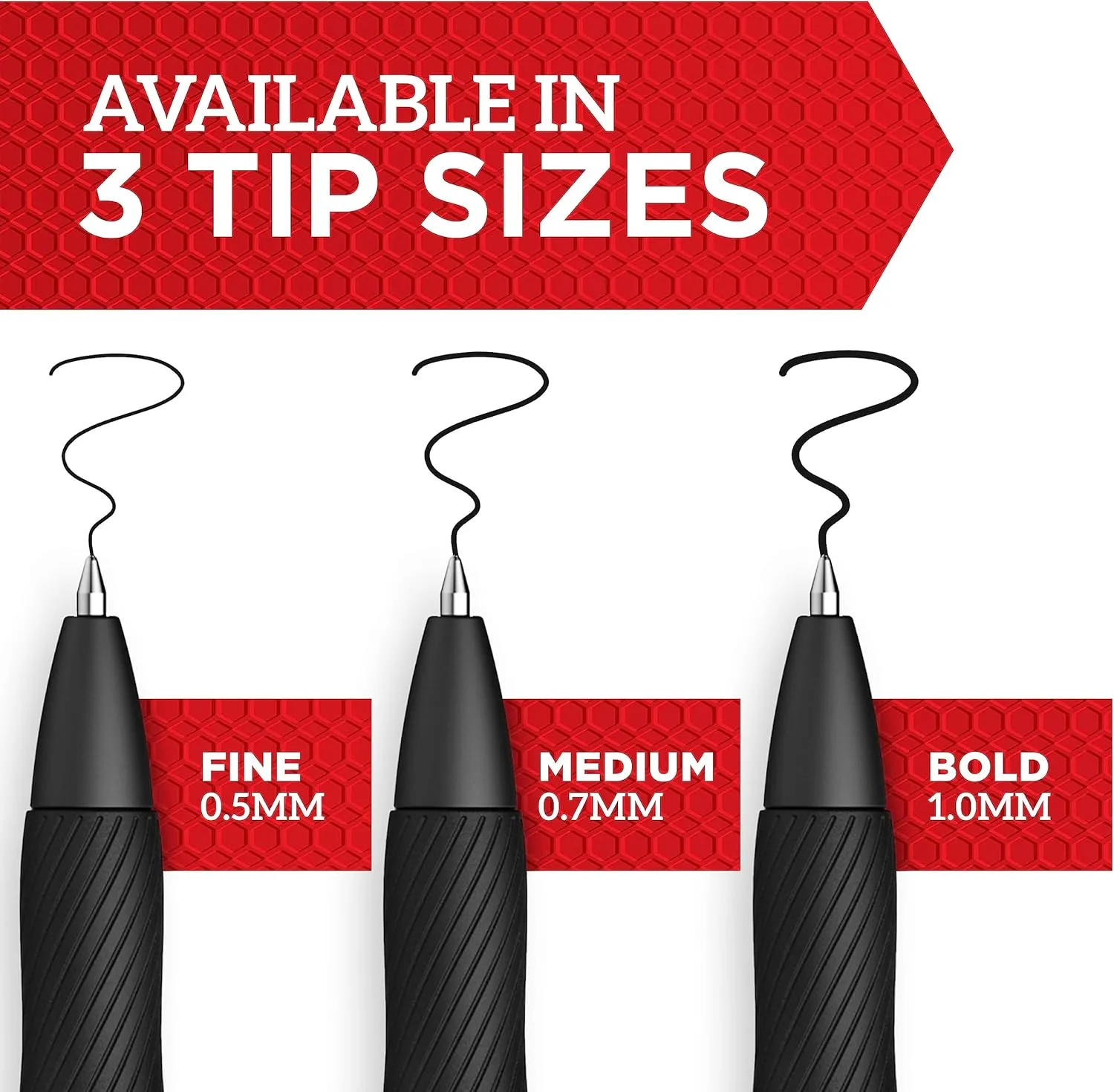 Sharpie S-Gel Gel Pen, Medium Point, Black Ink, 36/Pack (2096180)