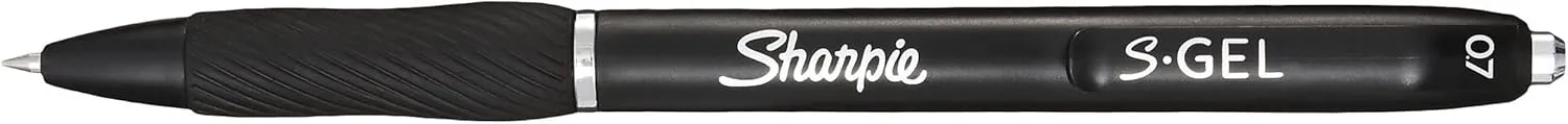 Sharpie S-Gel Gel Pen, Medium Point, Black Ink, 36/Pack (2096180)