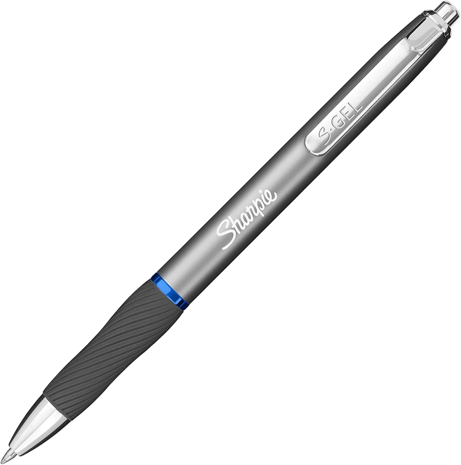 SHARPIE S-Gel Gel Pens, Sleek Metal Barrel, Medium Point (0.7 mm), 12 Count