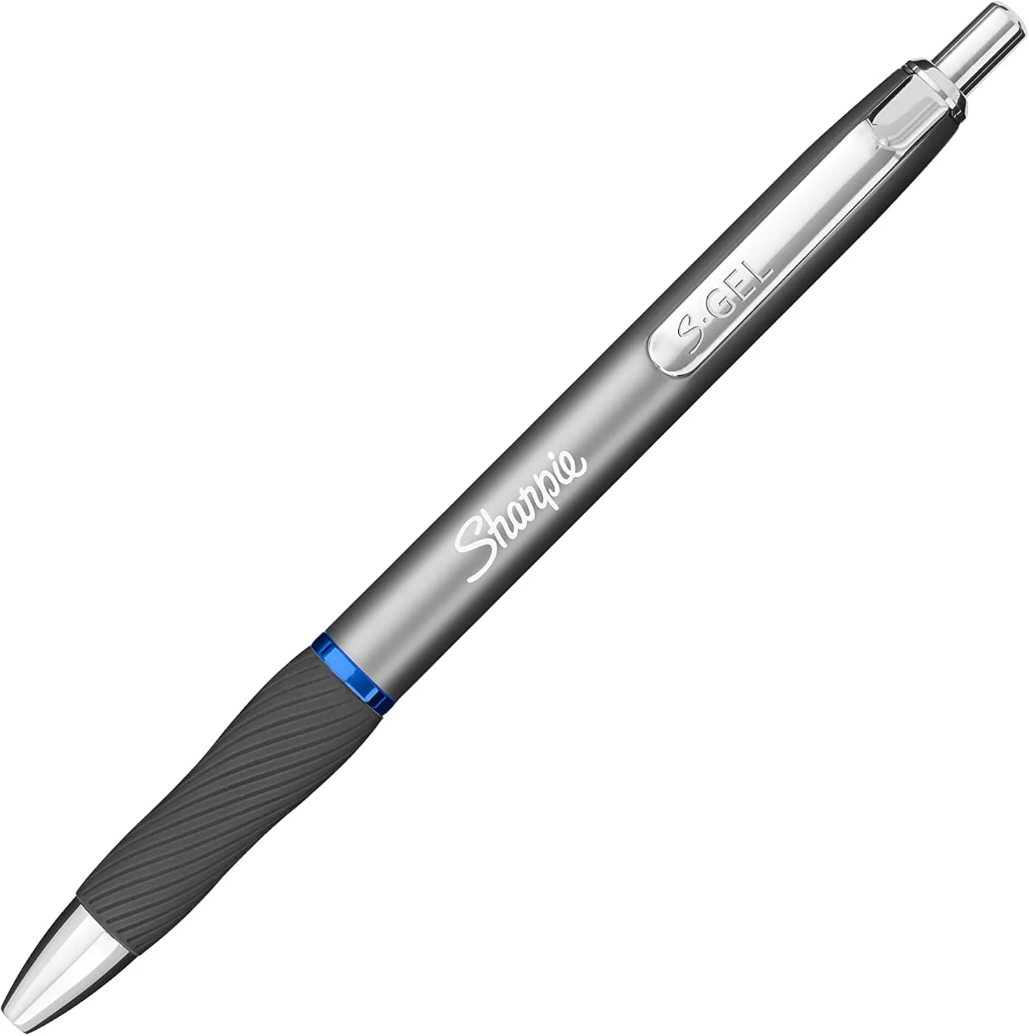 SHARPIE S-Gel Gel Pens, Sleek Metal Barrel, Medium Point (0.7 mm), 12 Count