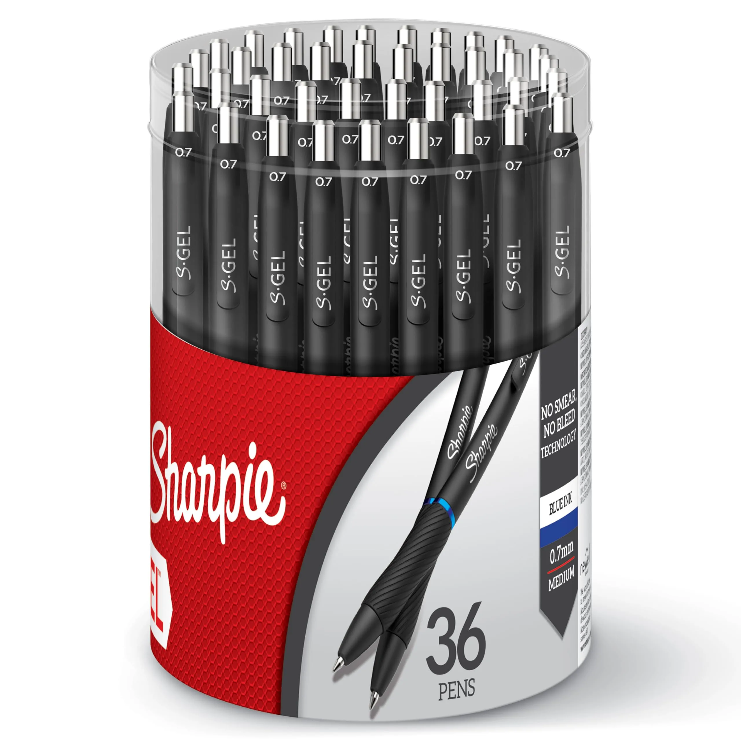 SHARPIE S-Gel Gel Pens Medium Point (0.7mm) Blue Ink