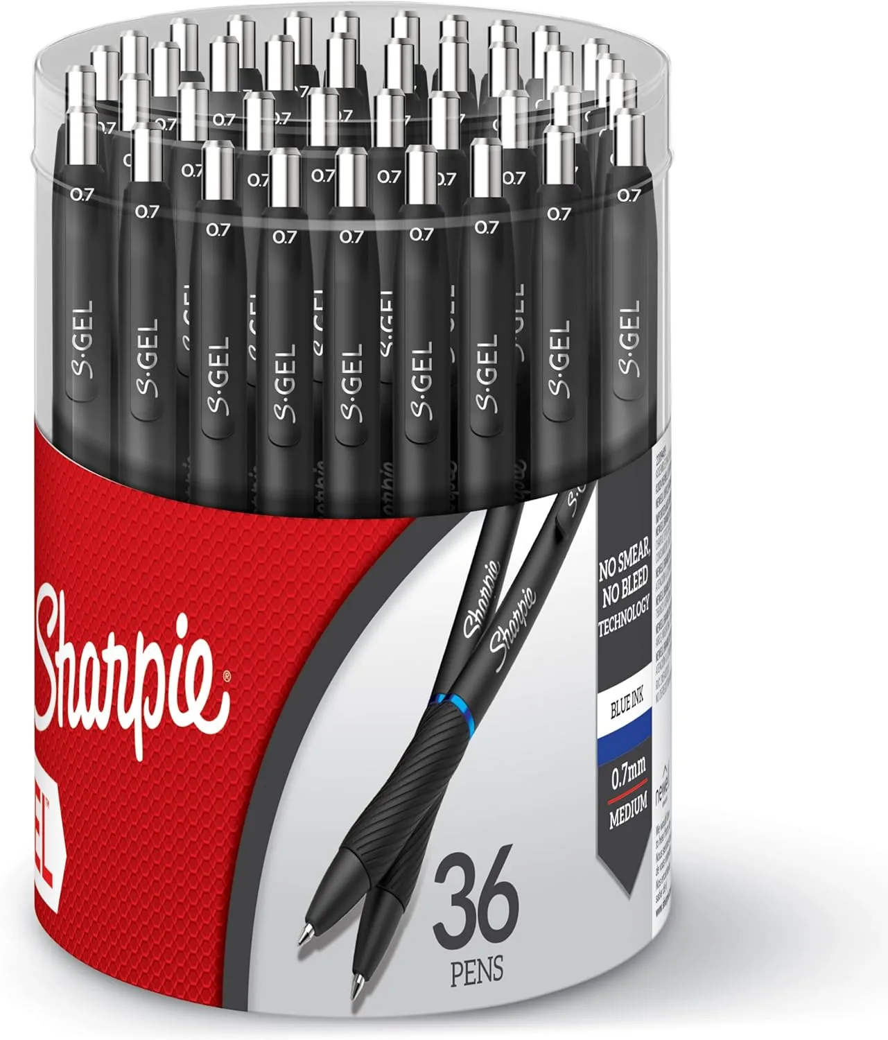 SHARPIE S-Gel Gel Pens Medium Point (0.7mm) Blue Ink