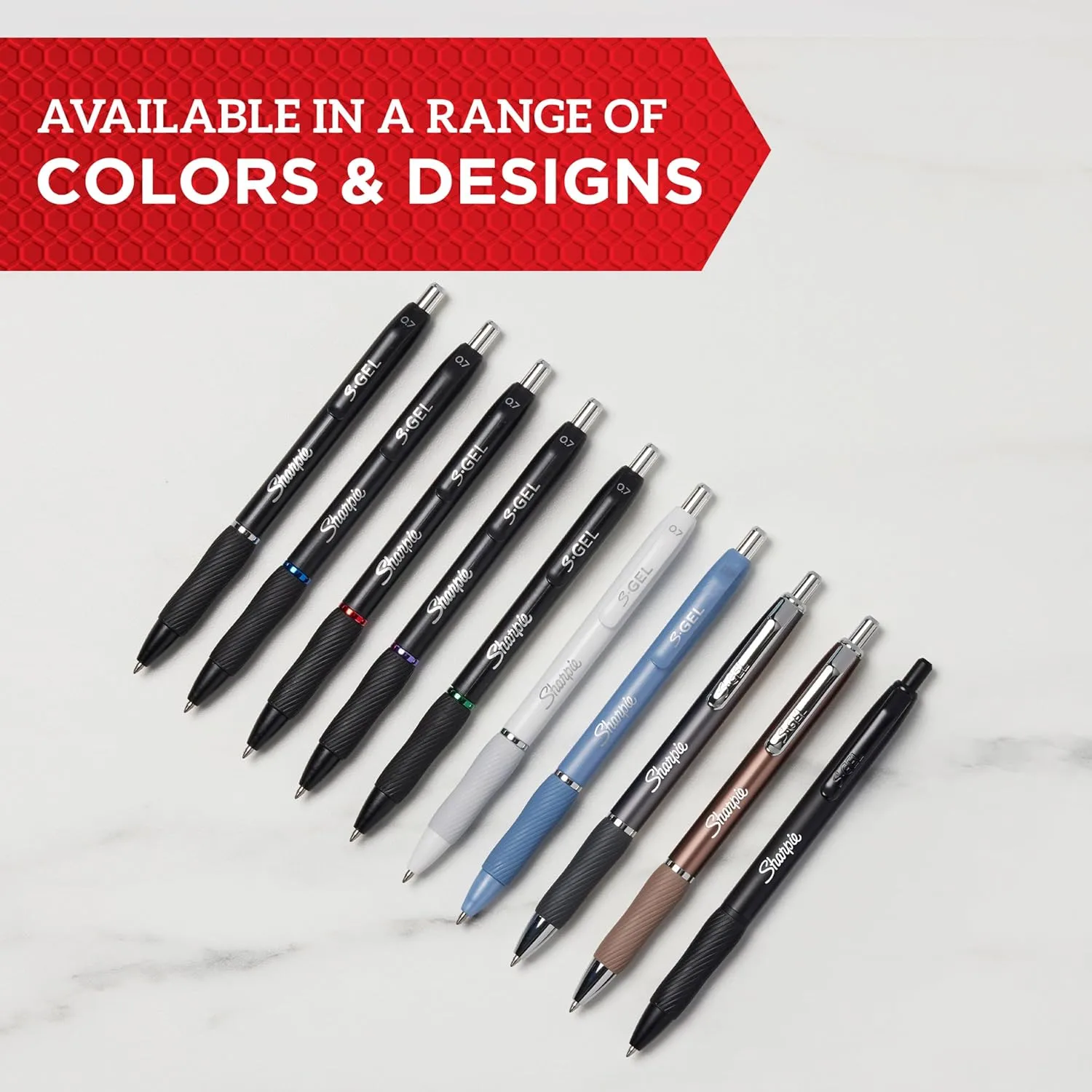 SHARPIE S-Gel Gel Pens Medium Point (0.7mm) Blue Ink