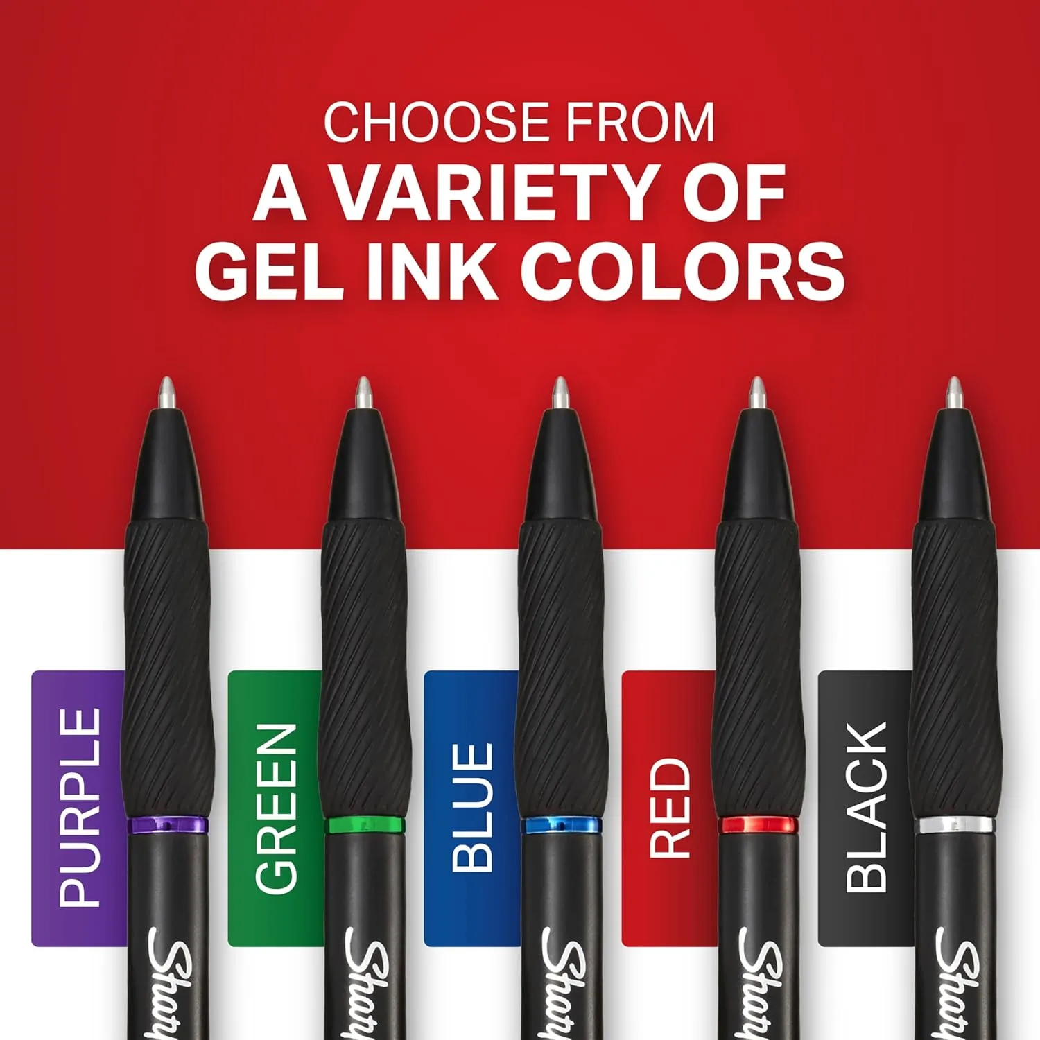 Sharpie S-Gel Pens, Medium Point (0.7mm), Assorted Ink Colors, 8 Count