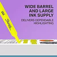 Sharpie Tank Style Highlighters, Chisel Tip, Assorted, Box of 12