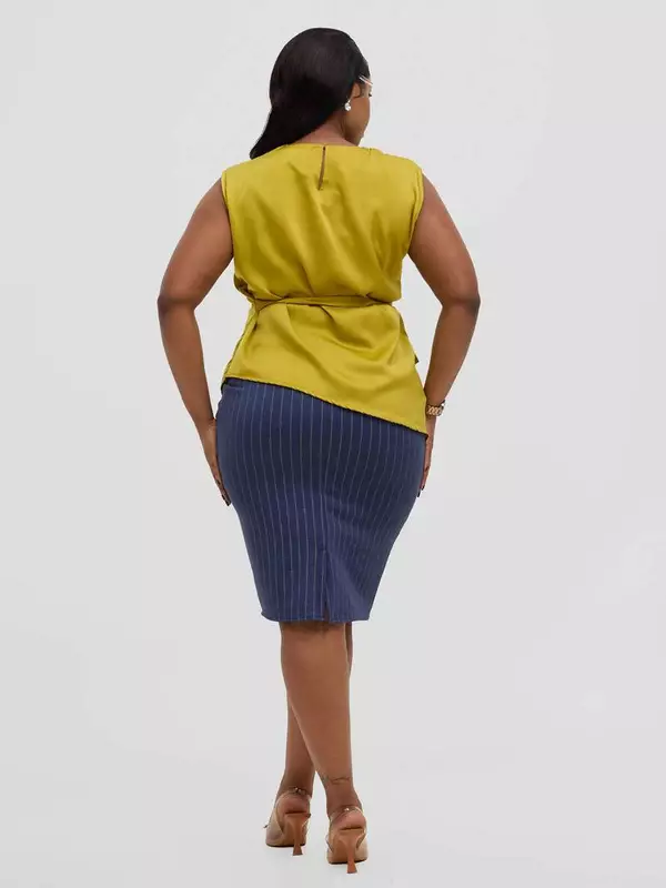 Silk House Collections Racquel Top - Lime
