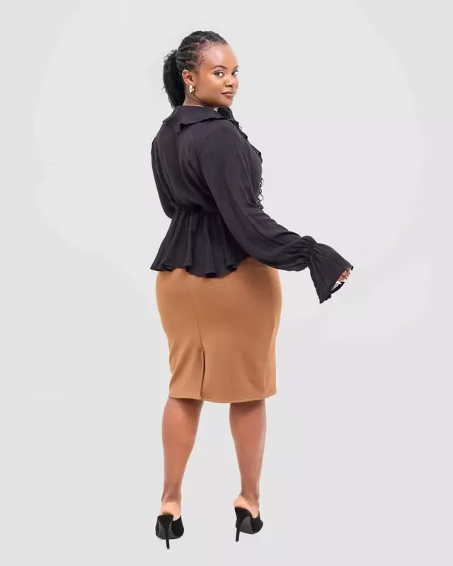 Silk House Collection Misty Top - Black