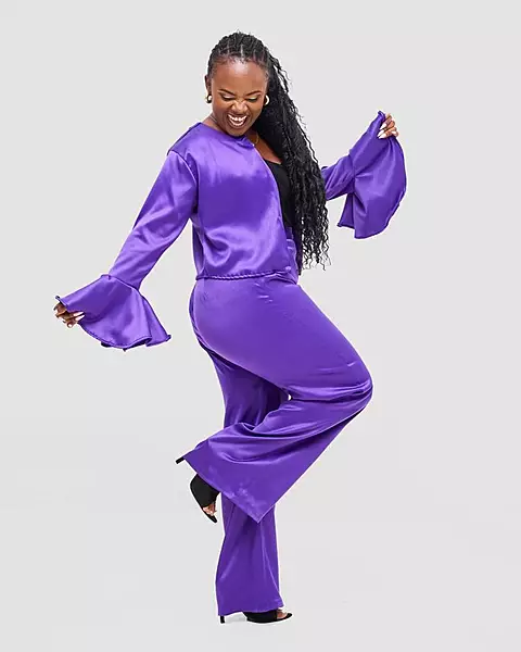Silk House Collection Eraya Set - Purple