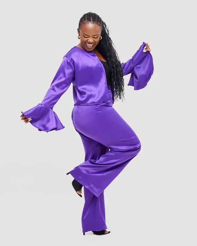 Silk House Collection Eraya Set - Purple