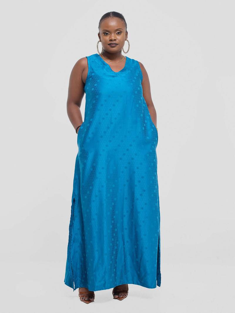 Silk House Collection Marley Dress - Blue