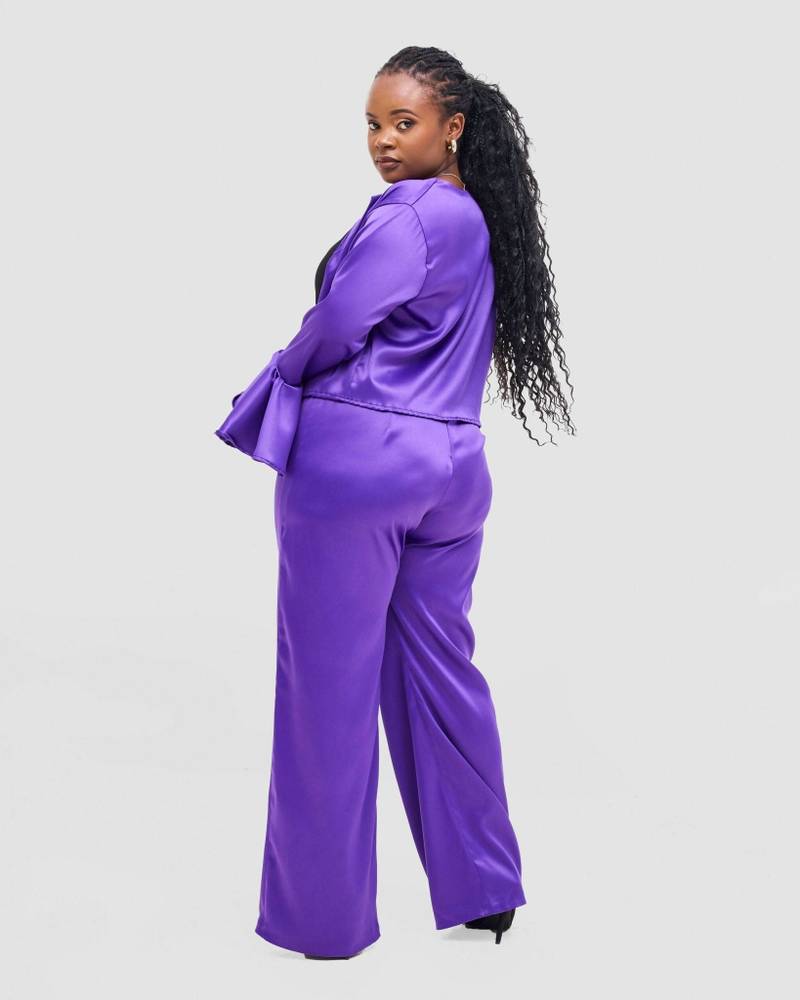 Silk House Collection Eraya Set - Purple