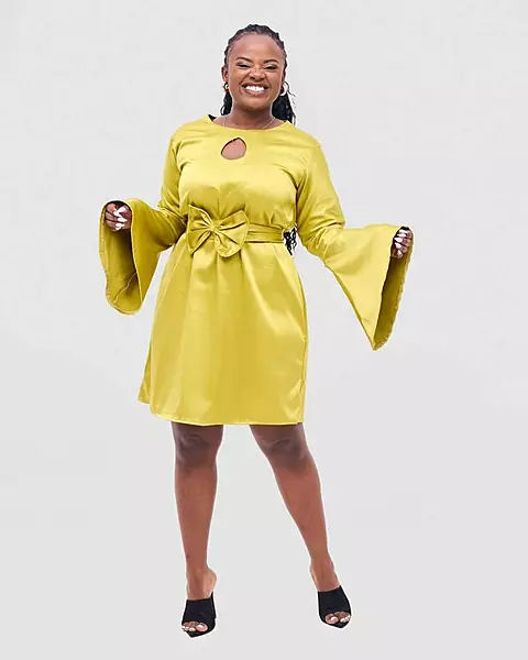 Silk House Collection Imani Dress - Green