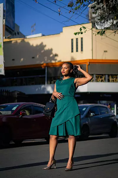 Silk House Collection Curvy Plus Size Brielle Dress - Green