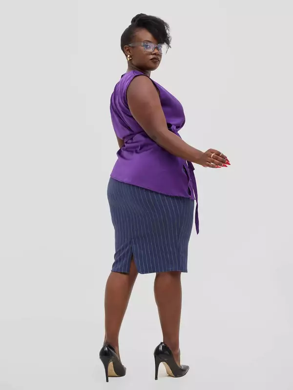 Silk House Collections Racquel Top - Purple