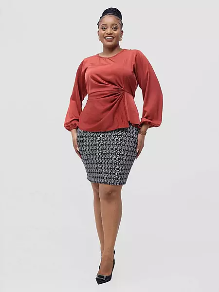 Raya Top - Burnt Orange