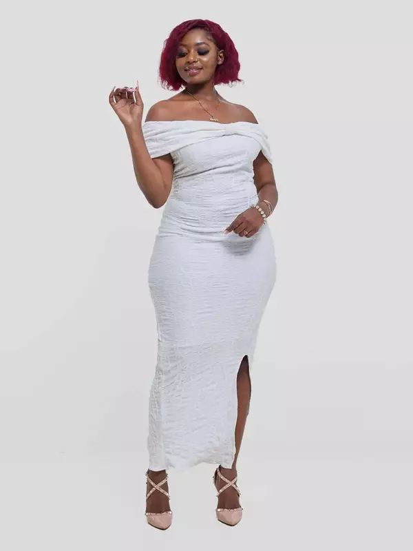Silk House Collection Elora Dress - White