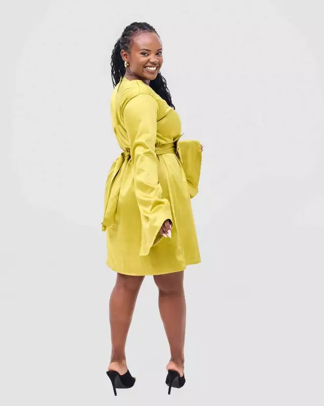 Silk House Collection Imani Dress - Green