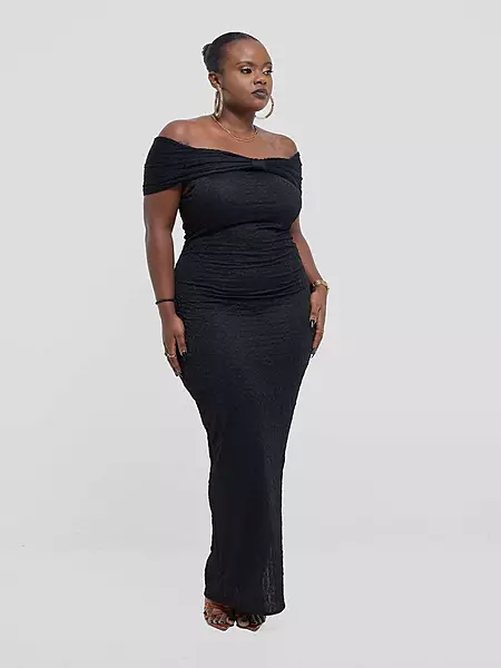Silk House Collection Elora Dress - Black