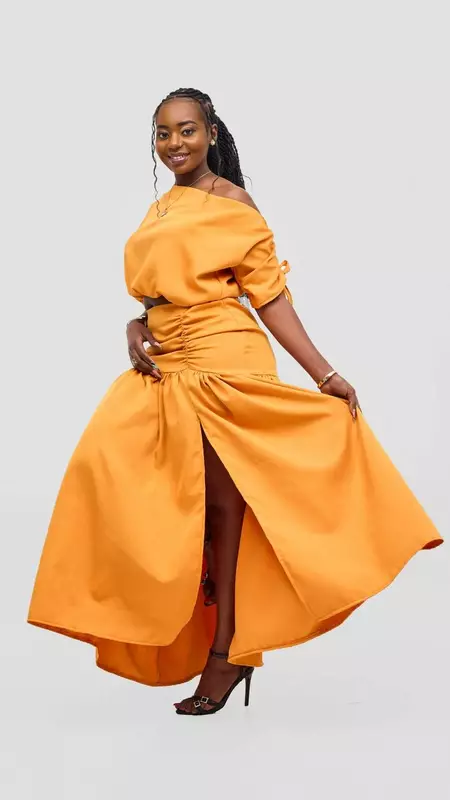 Silk House Collection Malaika Set - Mustard
