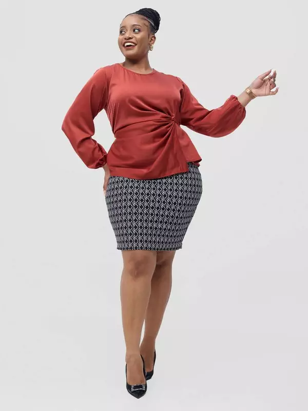 Raya Top - Burnt Orange
