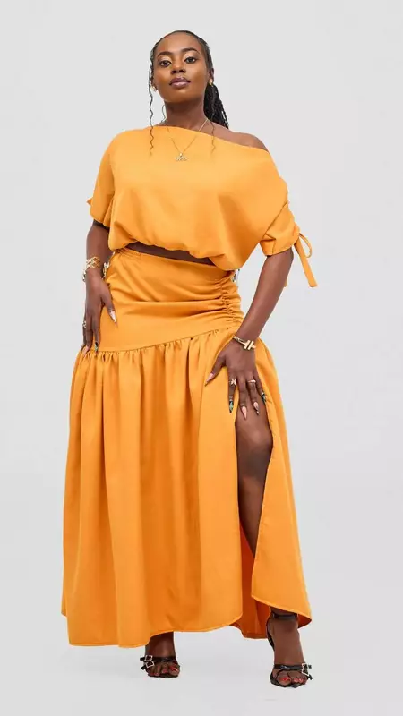 Silk House Collection Malaika Set - Mustard