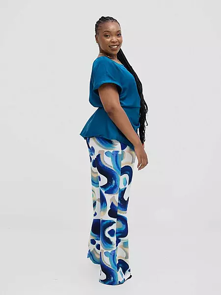 Silk House Collection Raya Top - Blue