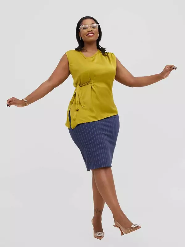 Silk House Collections Racquel Top - Lime