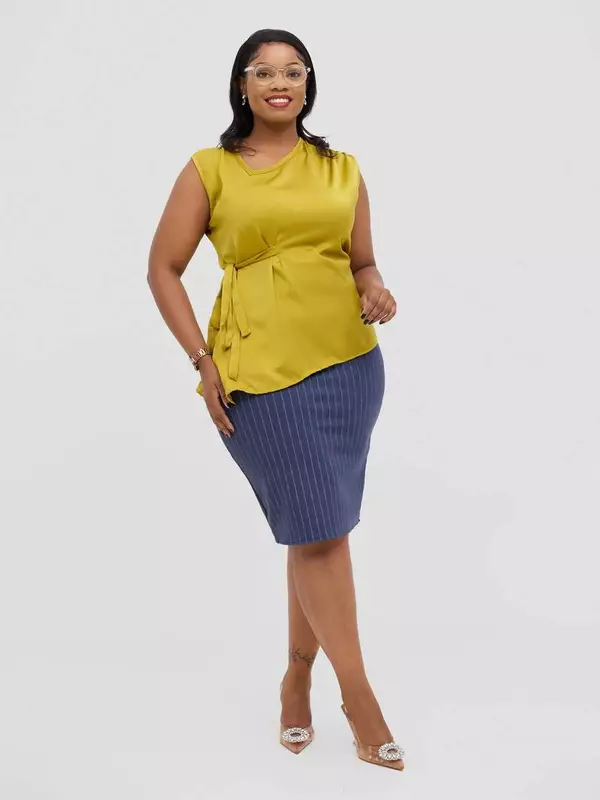 Silk House Collections Racquel Top - Lime