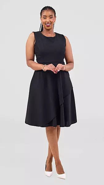 Silk House Collection Curvy Plus Size Brielle Dress - Black