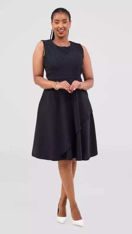 Silk House Collection Curvy Plus Size Brielle Dress - Black