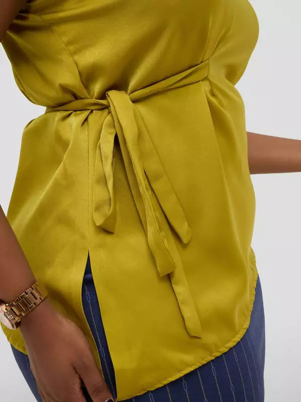 Silk House Collections Racquel Top - Lime