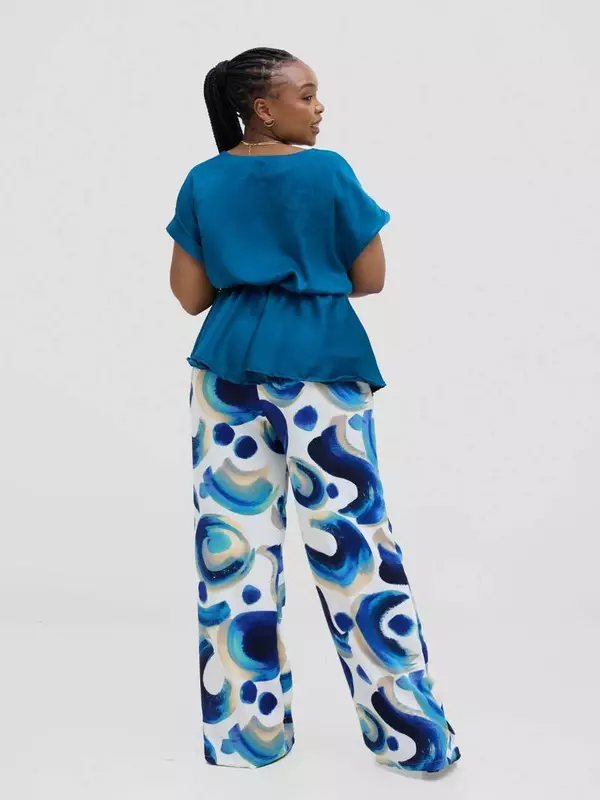 Silk House Collection Raya Top - Blue