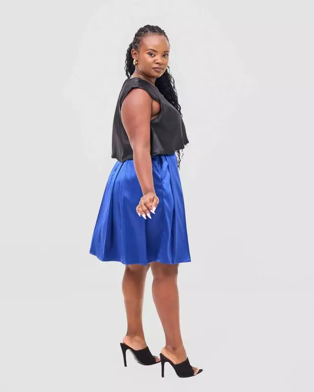 Silk House Collection Suzanne Skirt - Blue