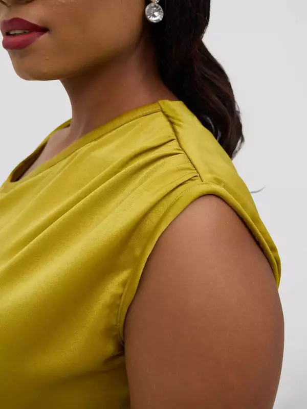 Silk House Collections Racquel Top - Lime