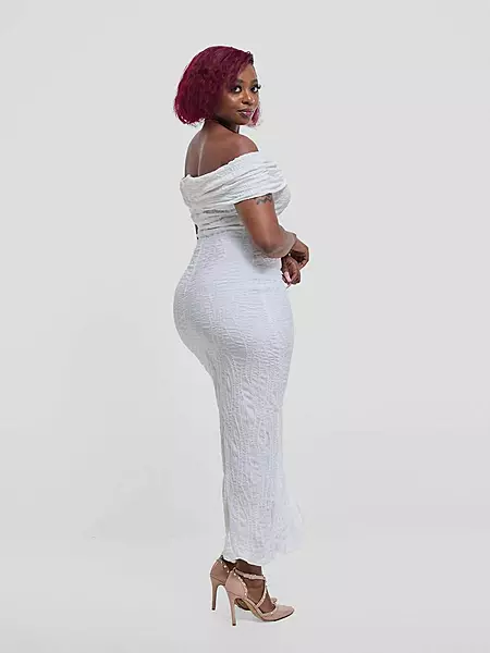 Silk House Collection Elora Dress - White