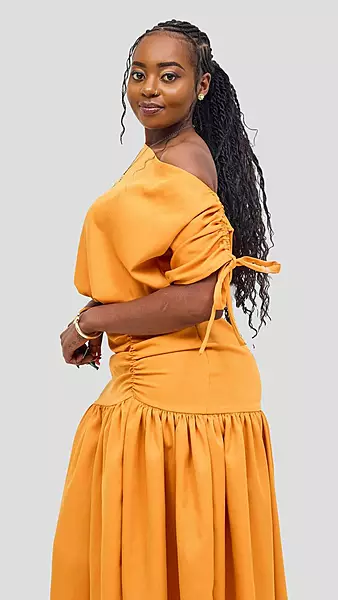 Silk House Collection Malaika Set - Mustard
