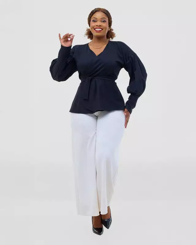 Silk House Collection Maya Top - Black