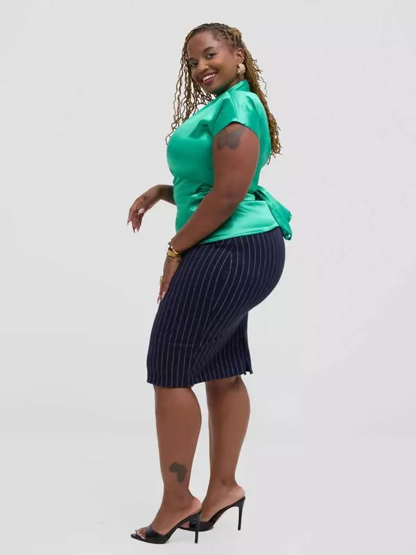 Silk House Collection Koa Top - Green