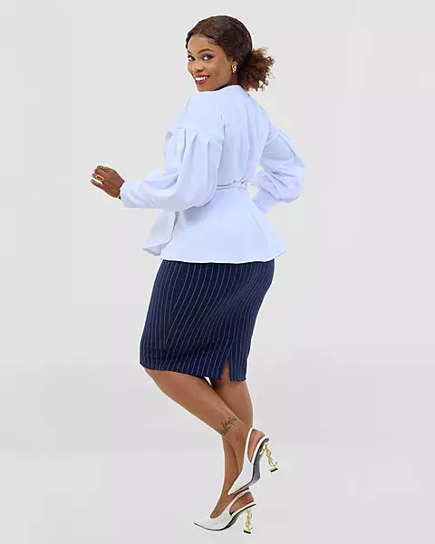 Silk House Collection Maya Top - White