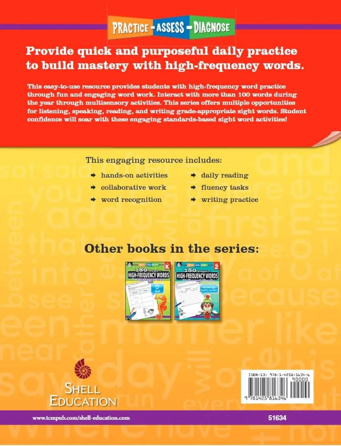 180 Days of High-Frequency Words for First Grade - Learn to Read First Grade Workbook