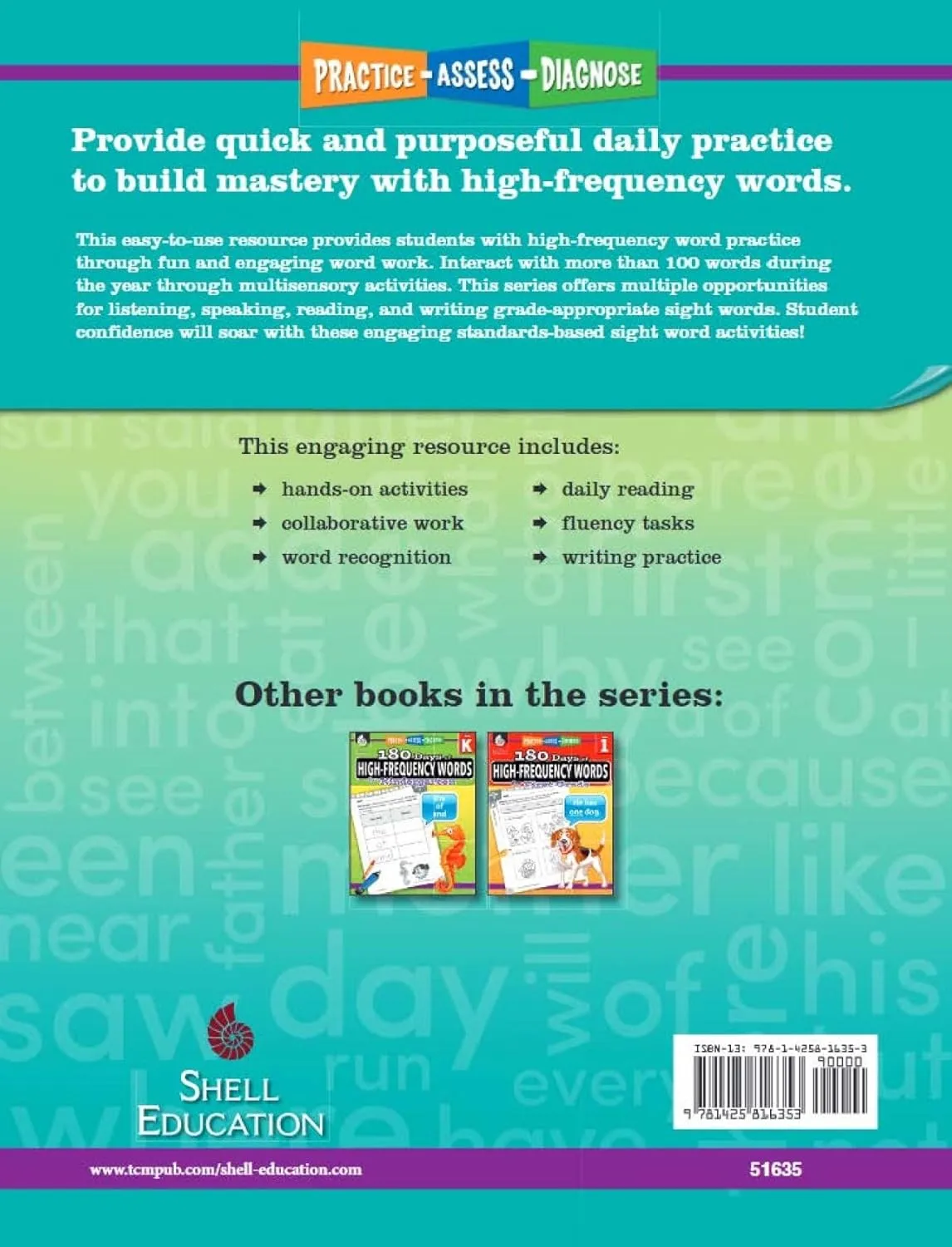 180 Days of High-Frequency Words for Second Grade - Learn to Read Second Grade Workbook