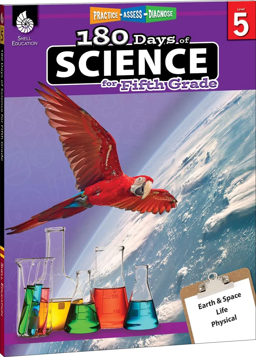 180 Days™: Science, Earth and Space Science for 5th Grade Practice Workbook for Classroom and Home