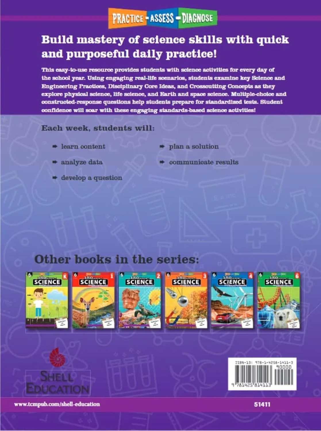 180 Days™: Science, Earth and Space Science for 5th Grade Practice Workbook for Classroom and Home