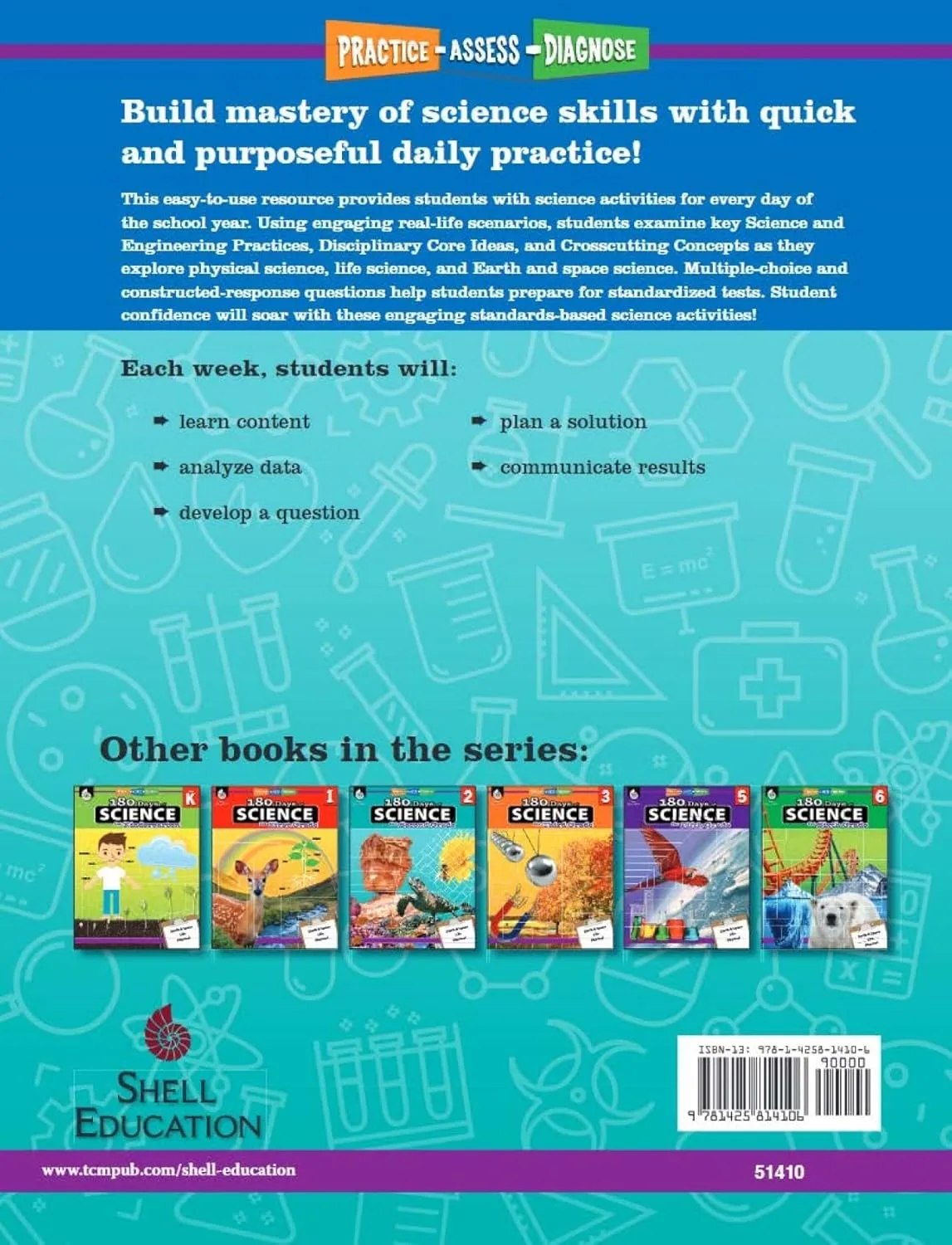 180 Days™: Science, Earth and Space Science for 4th Grade Practice Workbook for Classroom and Home